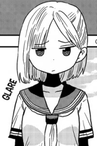 Poster for the manga Yoshioka-san Is In A Bad Mood