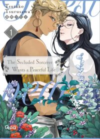 Poster for the manga The Secluded Sorcerer Wants a Peaceful Life