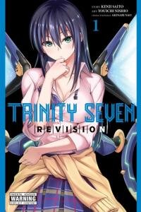 Poster for the manga Trinity Seven - Revision