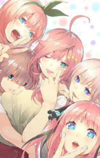 Poster for the manga Go-Toubun No Hanayome