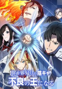 Poster for the manga The Outcast Returns from Another World as King of Delinquents