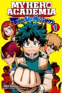Poster for the manga My Hero Academia - Team-Up Missions