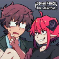 Poster for the manga Demon Prince & The Salaryman