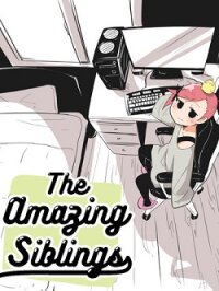 Poster for the manga The Amazing Siblings