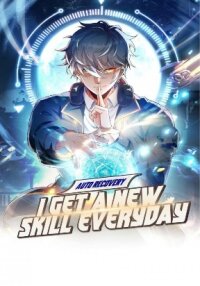 Poster for the manga Aura Recovery: I Get a New Skill Everyday