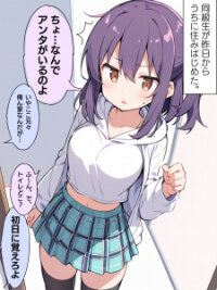 Poster for the manga Totsuzen Imouto ni Natta Doukyuusei to Doukyo Suru Koto ni Natta Hanashi