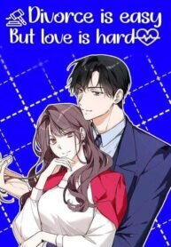 Poster for the manga Divorce Is Easy, But Love Is Hard