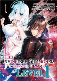 Poster for the manga The Invincible Summoner Who Crawled Up from Level 1