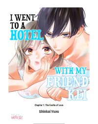 Poster for the manga I Went to a Hotel with My Friend Kei